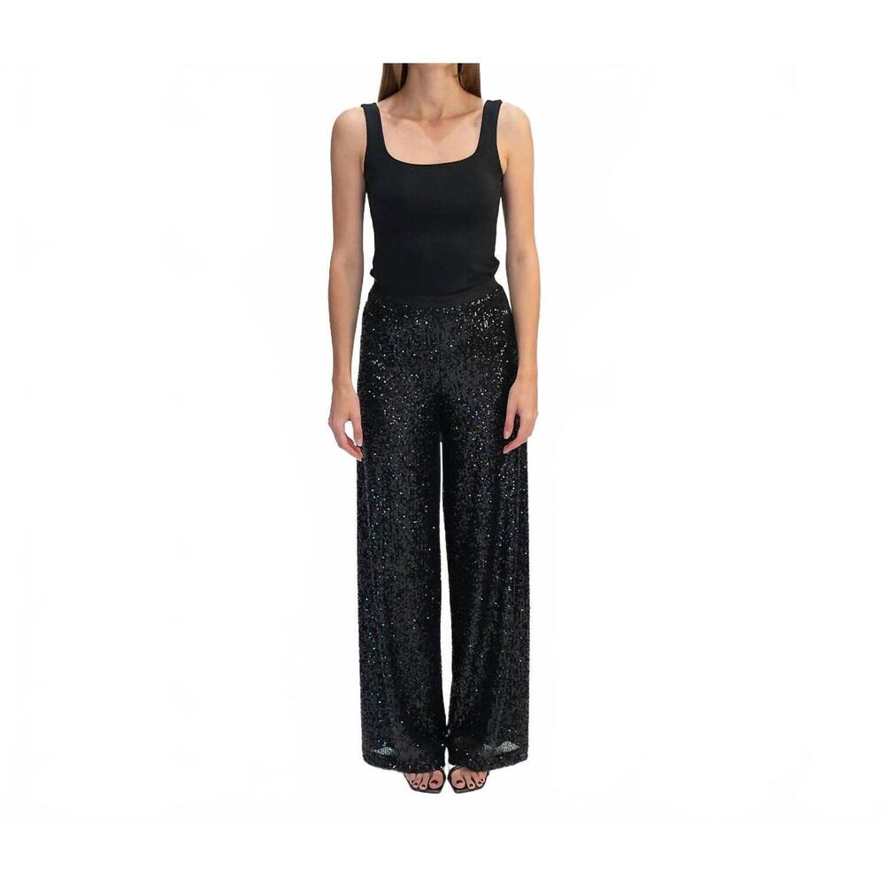 NEW SIYU lisos sequin pants in black
